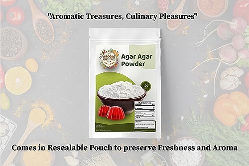Agar Agar 100g Premium Quality Powder Vegan Gelatine| European | Suitable for Vegan's & Vegetarian's | Non GMO | Gluten Free