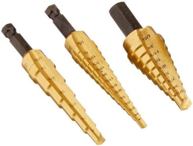 15502 STEP DRILL #502T 3PC SET