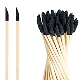 50 Pack Sanding Sticks, Matchsticks Sanding Sticks for Plastic Models, Fine Detailing Sanding Tools for Tight Spaces Wood, 280 Grit, 5.4 x 0.2 Inch