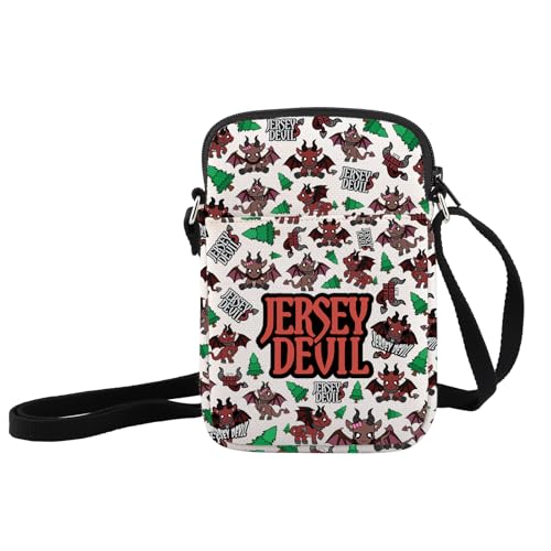 JXGZSO Jersey Devil Cryptid Crossbody Bag Cryptozoology Gift Cryptid Creature Gift Mythical Jersey Devil Shoulder Bag Jersey