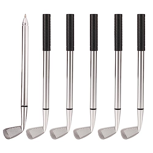 25pcs Golf Ballpoint Pen, Golf Club Ballpoint Pen Decorative Golf Ball Pen Set Golf Party Favors Funny Sports Golfing Pen for Office Coworkers Stationery Supply