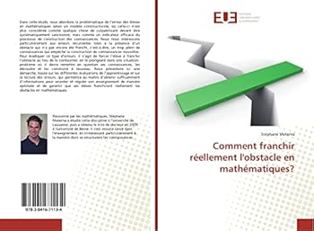 Paperback Comment Franchir Réellement l'Obstacle En Mathématiques? [French] Book