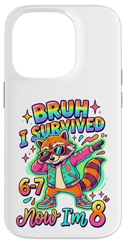 I Survived Six Seven now Im 8 8�΂̒a���� �_�r���O�A���C�O�} �X�}�z�P�[�X iPhone 14 Pro �p