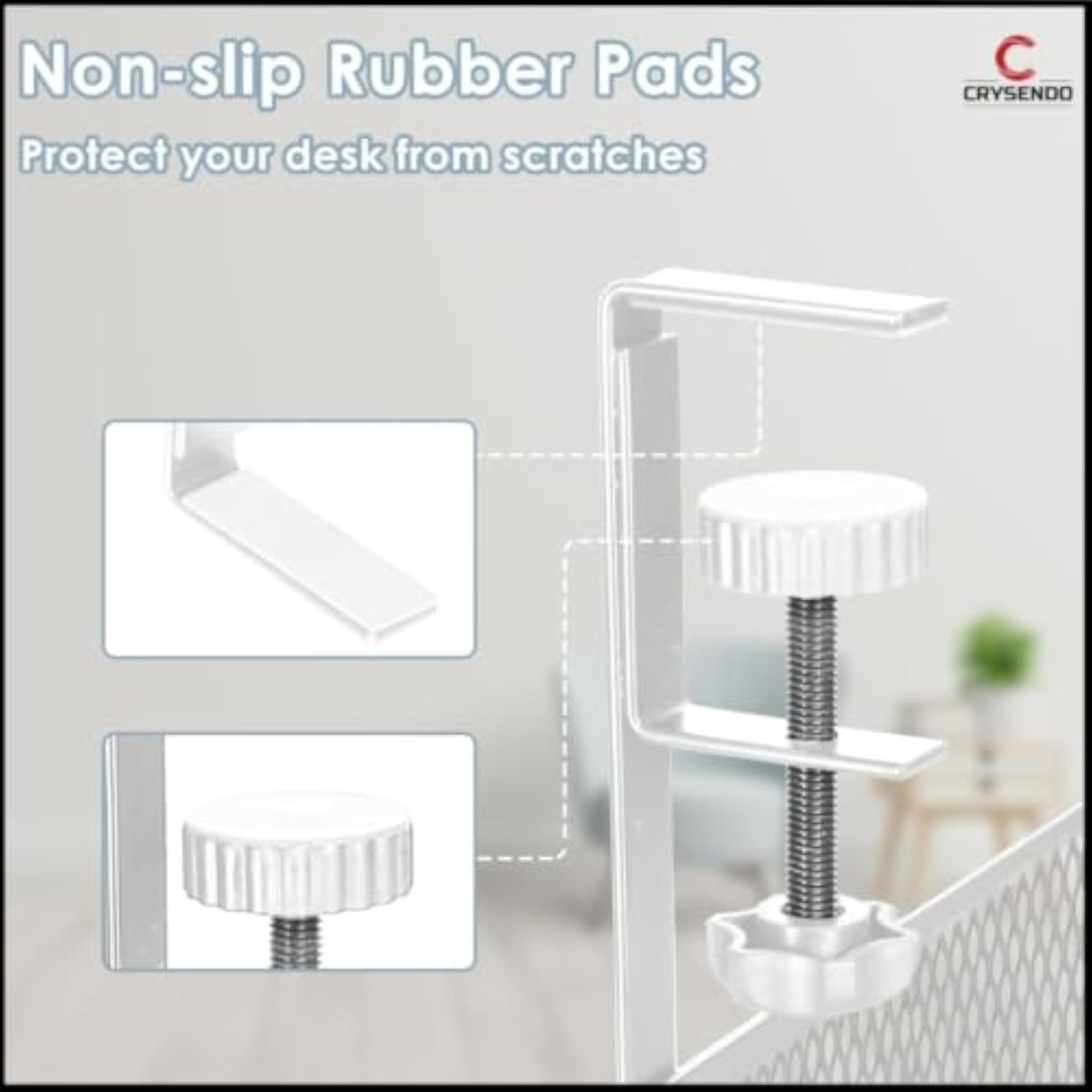 Adjustable Under Desk Cable Management Tray