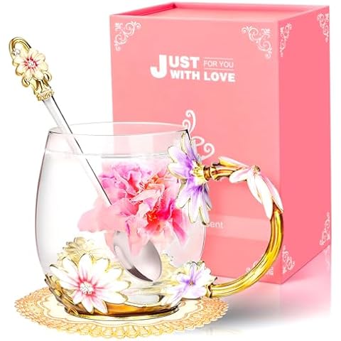 Wisolt Enamel Glass Tea Cup Cover