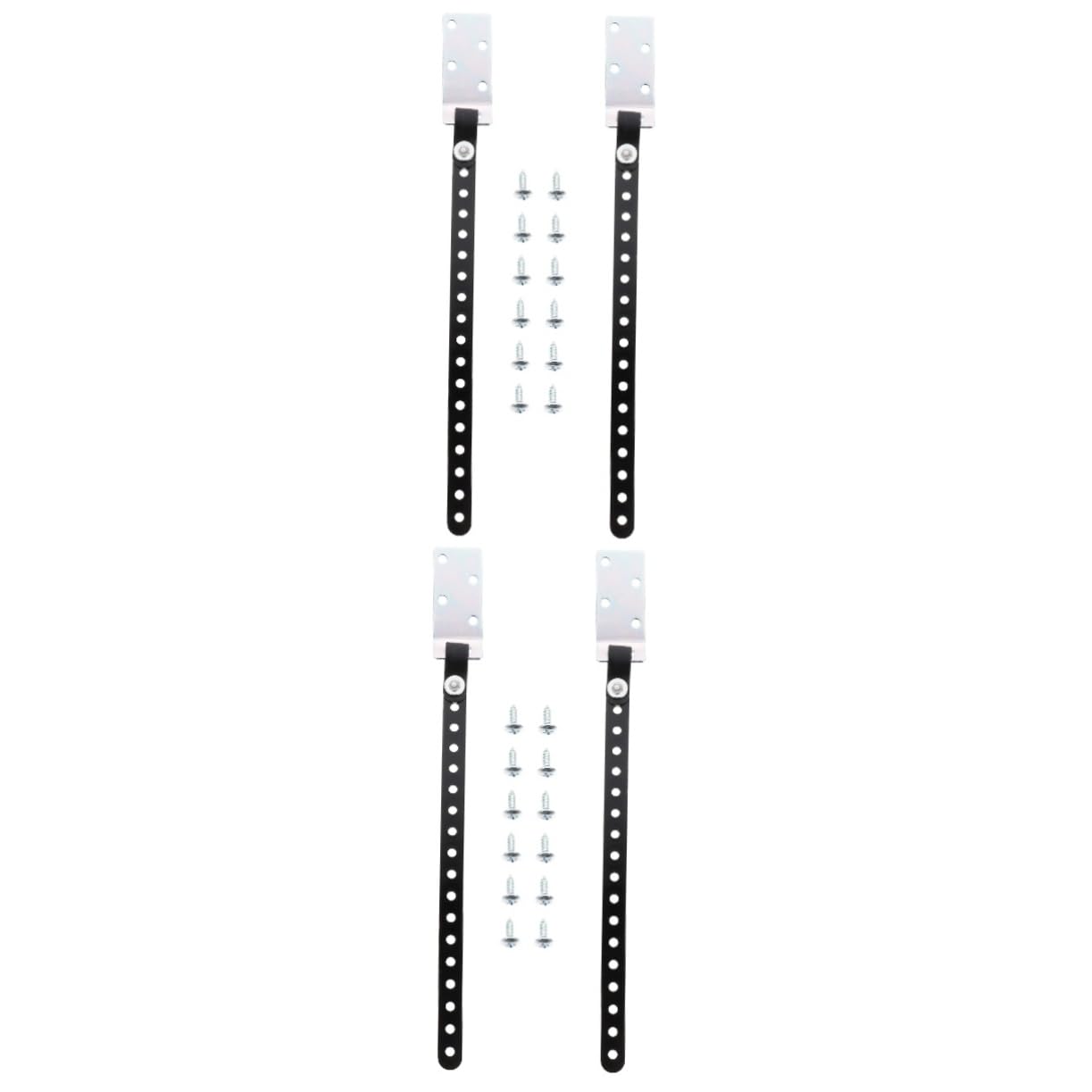 ORFOFE 4pcs Furniture Straps Heavy Duty Furniture Anchors for Pet Safety -tip Straps for Bookshelves Dressers and Cabinets Home Proofing
