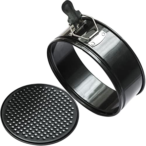 A.M.I Products Cake Tin Set, 3 Pieces (4"/7"/9") Springform Cake Tins with Removable Base, Non-Stick and Leak Proof, Round