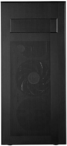 Cooler Master MasterBox NR600 obudowa ATX Mid-Tower PC z panelem bocznym ze szkła hartowanego, wiele konfiguracji przepływu powietrza, 2 x 120 mm wstępnie zainstalowane wentylatory, zarządzanie