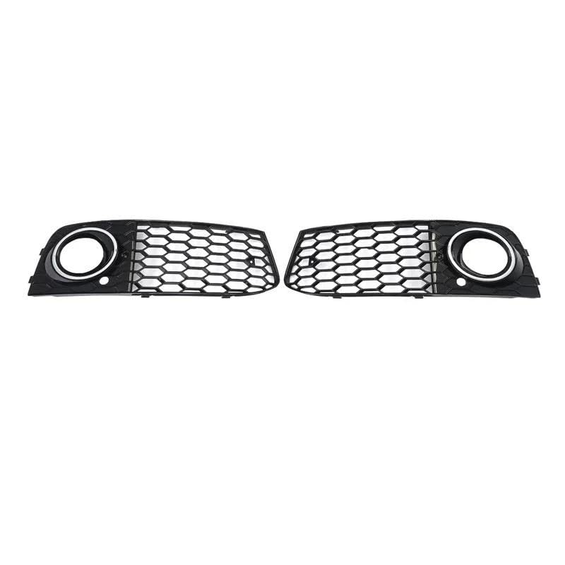 Grille de protection nid d'abeille pour phare antibrouillard avant A4 B8 finition haut de gamme