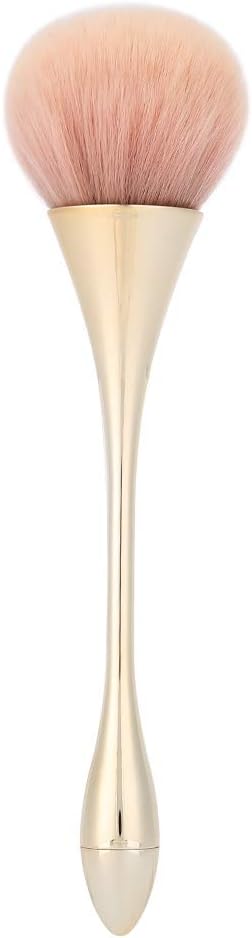 Nail Dust Removal Brush Fiber Hair Manicure Nail Art Tools Nail Powder Cleaning Brush with Long Handle - Image 3