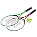 Price comparison product image Toyrific Baseline Junior 2 Player Tennis Rackets, Lightweight Kids Tennis Set with Carry Bag & Ball, Outdoor Sports Game for Beginners, Fun Family Activity for Ages 5+