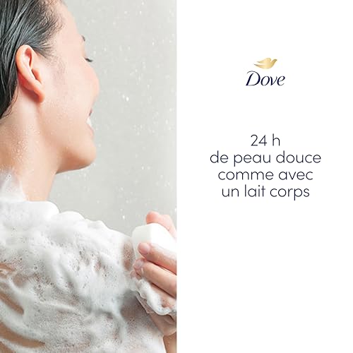 DOVE - Crème de douche Advanced Care Nutrition intense - Respecte la peau - Testé dermatologiquement - Sensation de peau douce pendant 24h - 600ml (Lot de 4)