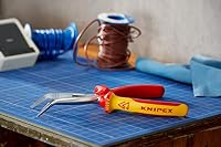 KNIPEX Flachrundzange mit Schneide (Storchschnabelzange) verchromt isoliert mit Mehrkomponenten-Hüllen, VDE-geprüft 200 mm, 26 26 200 – Ansicht 2