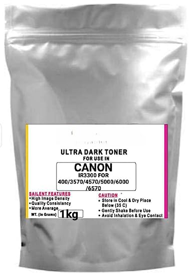 KANAbee Toner Powder for USE in Canon IR 3300 400 3570 4570 5000 6000 6570 2016 2018 2020 2025 2030 2002 2202 2004 2204 2006 2206 2525 2530 2520 2535 2545 Copier (1 kg pkt)-picture-22