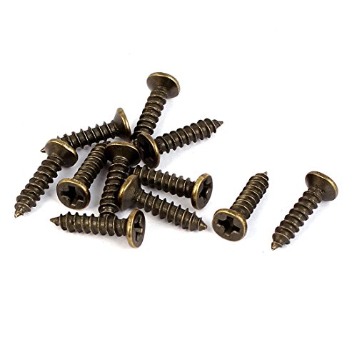 Image of Aexit Wardrobe Bookcase Nails, Screws & Fasteners Alloy Wall Mounted Single Hook Hanger Bronze Picture Hangers Tone 5pcs