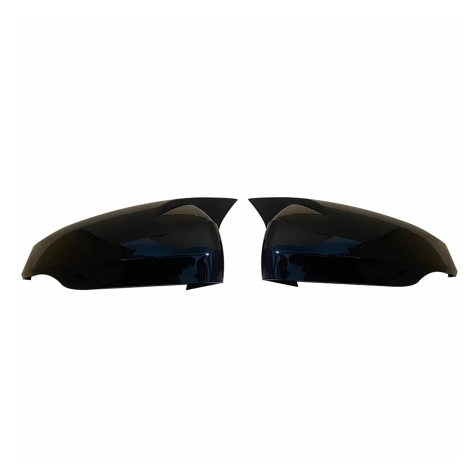 Calotta Retrovisore Per Polo Mk6 Per GTI 2018-2021 Copertura Specchietto Retrovisore In Fibra Di Carbonio Con Corno Di Bue, Finiture Esterne Per Auto Retrovisori Coperchi(Glossy Black)