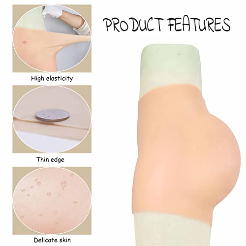 Calcinha de silicone para vagina crossdressing realista, falso triângulo, calcinha penetrável, trans