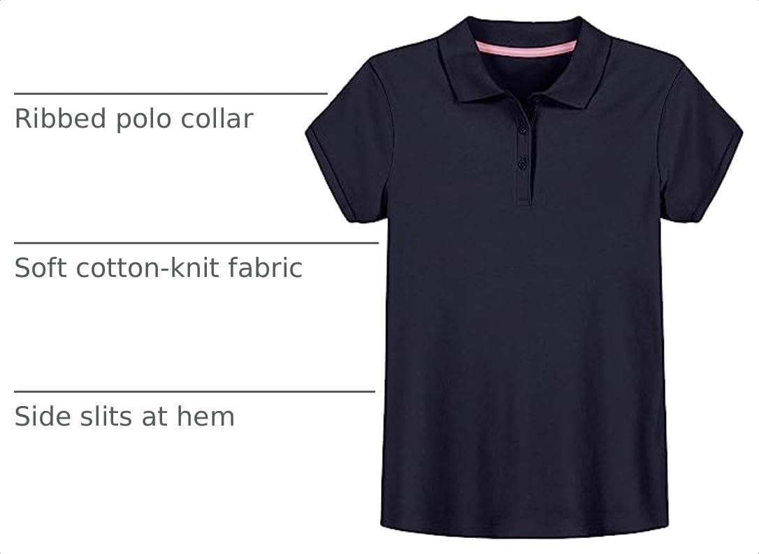 Izod Girls School Uniform Short Sleeve