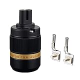Viborg Figure 8 IEC320 C7 Mains Power Plug 7A/125V 2.5A/250V Female Pure Copper Power Connector HiFi