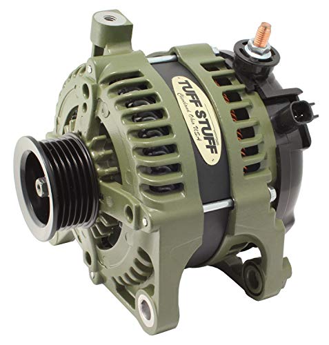 Tuff Stuff Alternator, 250 amp, 12V, External Regulator, 6 Rib Serpentine Pulley, Army Green, Jeep Wrangler JK 2007-11, Each (7515G) by Tuff Stuff - Image 2