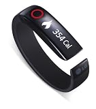 LG LifeBand Touch - Pulsera para monitorización de la actividad física y el ritmo cardíaco (Bluetooth, talla L), negro