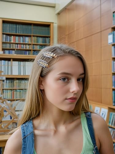 4 Pinzas de cabello para maquillaje, sin marcas, para mujer, clips estilo carey para peinado, accesorios para seccionar flequillo (Estampado terrazzo y leopardo) miniatura 2
