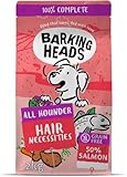 Barking Heads Complete Dry Dog Food 2kg - Adult All Hounder Hair Necessities Salmon - Natural Grain Free Hypoallergenic for Skin & Coat - Vet Approved - Image 1