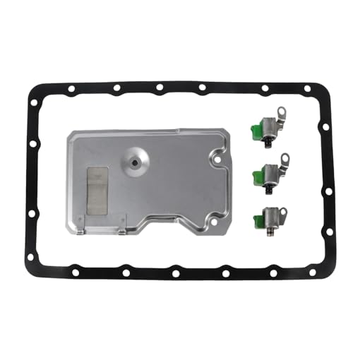 YDMON Transmission Shift Solenoid with Filter Gasket Kit, Compatible with 1985 Up 4Runner Cressida Pickup Previa Supra T100, Automotive Lock Up/TCC Solenoid Replaces Part A340E A340F