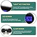 BOGERDACK 2PCS Car Digital Clock,with Temperature Date Fahrenheit LED Backlight 2 in 1 Portable Tiny Digital Dashboard Mini Clock, for Car, Truck, RV, Office Desk, and Home Use