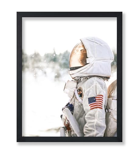 Poster Master Astronomy Poster - Nasa Astronaut Print - Wall Decor for Home, Office, Living Room - Gift for Astronomy, Astrology, Lunar Fans - Solar System Art, 18x24 Unframed Wall Art