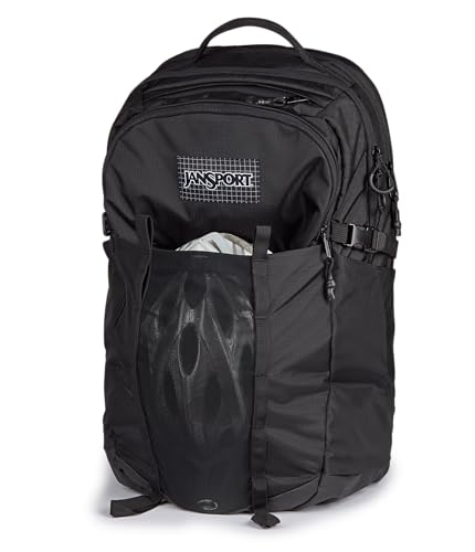 Image of JanSport 34L All Around Pack - 15 inch Laptop Sleeve, Black | Versatile Rucksack w /Hydration Sleeve, Reflective Accents & Safety Whistle