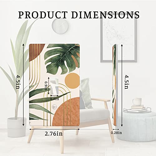 Green Leaf Mid Century Tropical Bohemian 1-Gang Toggle Boho Botanical Wall Switch Plate Cover Retro Decorative Light Switch Cover Board Wallplates For Teens Room Novelty Gift Kitchen Decor Bedroom #TOP1