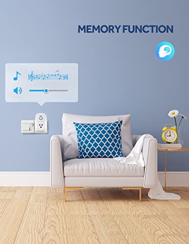 Wireless Doorbell,Cyliane Self-Powered Doorbell Chimes Kit,No Battery Required Push Button,Plug-Through Cordless Door Chime,Up To 1300Ft Range With 58 Chimes,4-Level Volume & Led Light (White) #TOP5
