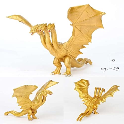 Jaykenixo New Chidorah Dragon Movie Action Figure - Dragon Monster Toy Size 8’’ Carry Bag Included #TOP1