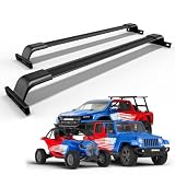 InTimesAuto 260lb Roof Rack Cross Bars for 2016-2019 Ford Explorer, Matte Black Heavy Duty Aluminum Cargo Crossbar.(ONLY FIT Factory Raised Side Rails)