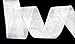 Hipgirl 50 Yard 1.5 Inch Shimmer Sheer Organza Ribbon For Gift Package Wrapping, Hair Bow Clips & Accessories Making, Crafting, Wedding, Boy Girl Baby Shower, Decorating, Parties, Tying Favors--White