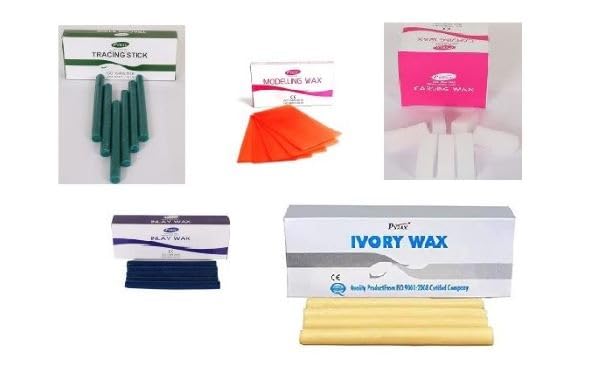 Pyrax Dental Wax Combo Offer Pack of 5 Pcs (Modelling, Carwing, Inlay, Ivory, Green tracing Stick)-image-5