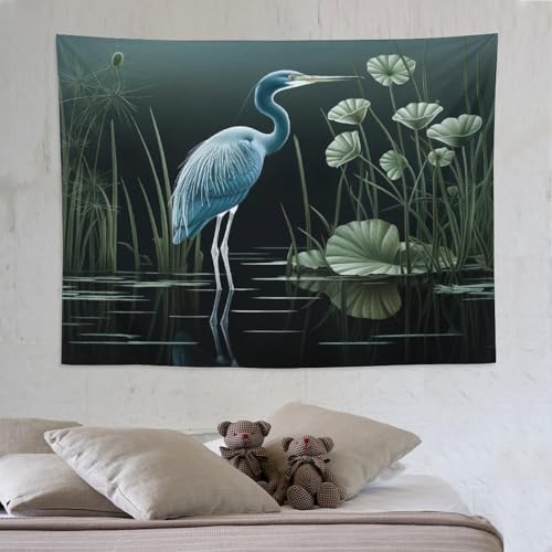 Tapisserie grue animale en tissu de polyester premium finition murale PAZZK