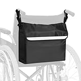 Rollstuhltasche aus Oxford-Stoff, Aufbewahrungstasche für Rollstuhl, Wasserdicht Oxford Rollstuhl, Multifunktional und Sicher für Rollstühle und Gehhilfen