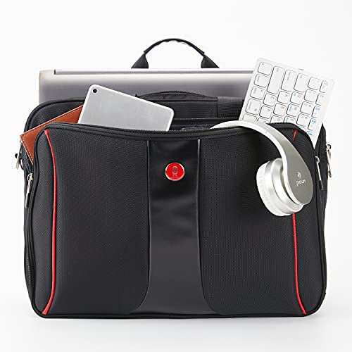Omnpak 17.3 Inch Locking Briefcase Anti Theft Loptop Bag Notary Public Case Locking Hippa Document Bag Large-Capacity Handbag For 17.3 Inch Laptop/Tablet #TOP4