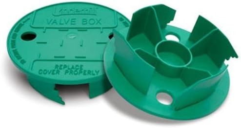 Underhill Sprinkler Valve Round Box Lid, VersaLid 6” to 7” Universal, Cover for Automatic Irrigation System, Lawn, Yard, Outside, Green, VL-6