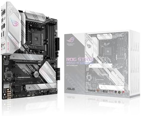 ASUS ROG STRIX B550-A GAMING Mainboard Sockel AMD Ryzen AM4 (ATX, 2x M.2, SATA 6Gbit/s, USB 3.2 Gen 2, PCIe 4.0, Aura Sync)