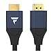 Tidal Force 1M (3.3’) Certified Premium High Speed HDMI Cable with Ethernet, Professional Grade, HDMI 2.0b, 4K@50/60 (2160p), UHD, eARC, 3D, 18Gbps, 28AWG, YUV 4:4:4.