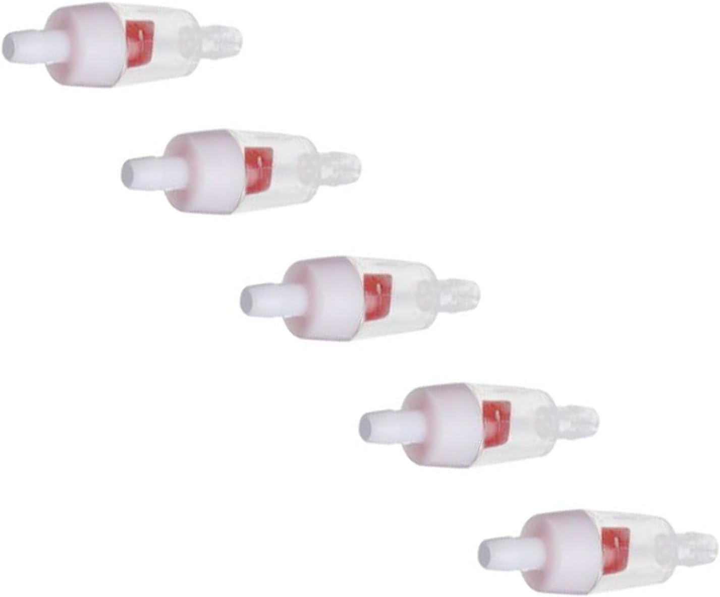 Check Valves For Aquarium One-Way Anti-Backflow Fish Tanks Air Pumps Supply Accessories Plastic Suitable For 4mm ID Tube Aquarium Check Valves And Air Control Valves3/16 Air Pumps Valves Connector Air image 2