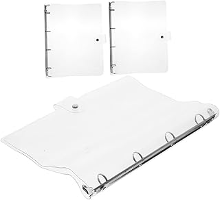 HONMEET 3Pcs Pasta Organizador De Mesa Pasta Transparente Pastas De Escritório Envelopes Poli Transparentes Pasta De Arquivo A4 Pasta Pasta Estética De Plástico De 15 Polegadas