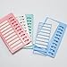 Wuyituart 4 Pcs Blank Chore Chart Routine Checklist Board with 20 Pcs Blank Detachable to Do List Cards, Multicolor