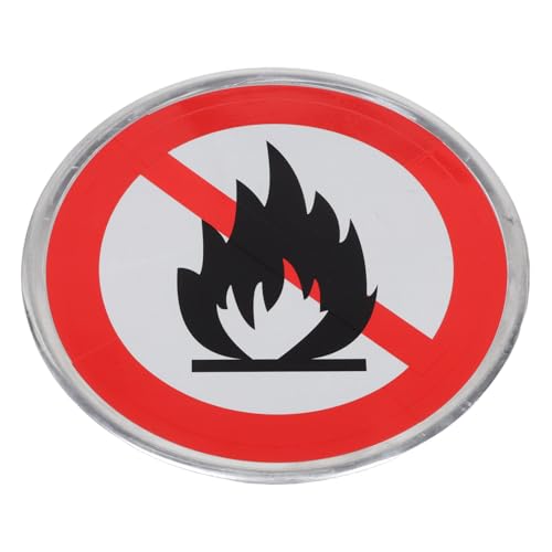 Panneau de Prévention Incendie Forêt Baluue Signalisation Extérieure Danger de Feu et Fumée
