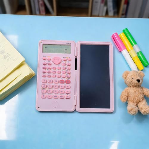 Calculadora financiera con bloc de notas y funciones matemáticas científicas 6