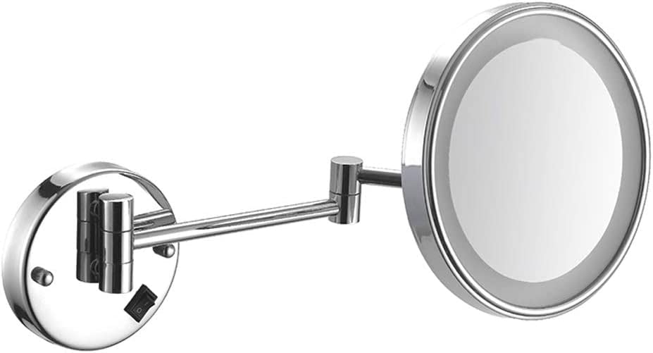 Miroir lumineux de maquillage grossissant 3X pour résoudre les problèmes de mauvaise lumière