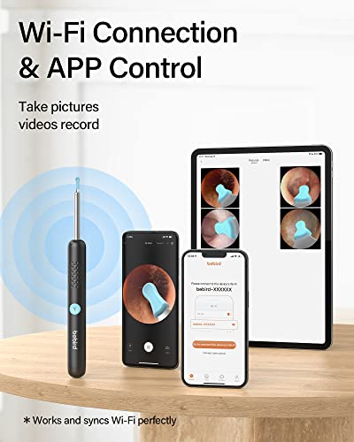 Ear Wax Removal Tool,Bebird Ear Wax Removal Ear Camera,Ear Cleaning Camera,1080P Hd Endoscope, Wireless Ear Cleaner Tools With 6 Led Lights Waterproof Ear Scope Compatible With Iphone & Android Phones #TOP6